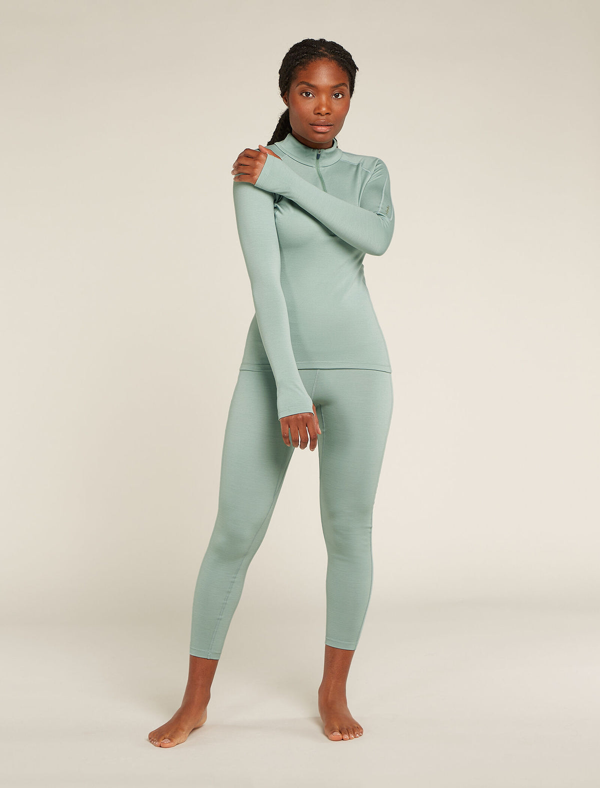Women's 300 MerinoFine™ Polar Long Sleeve Half Zip Thermal Top  - 3