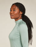 Women's 300 MerinoFine™ Polar Long Sleeve Half Zip Thermal Top  - 5