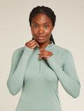 Women's 300 MerinoFine™ Polar Long Sleeve Half Zip Thermal Top  - 6
