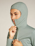 Women's Merino 560 Realfleece™ Elemental Long Sleeve Zip Hoodie Moss - 9