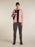 Women's Merino 560 Realfleece™ Elemental Long Sleeve Zip Hoodie Blush - 4