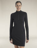 Women's Merino 260 Granary Long Sleeve Half Zip Dress  - 1