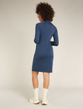 Women's Merino 260 Granary Long Sleeve Half Zip Dress  - 4