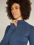 Women's Merino 260 Granary Long Sleeve Half Zip Dress  - 6