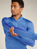 Men's Merino Blend 125 ZoneKnit™ Long Sleeve Half Zip Thermal Top  - 6