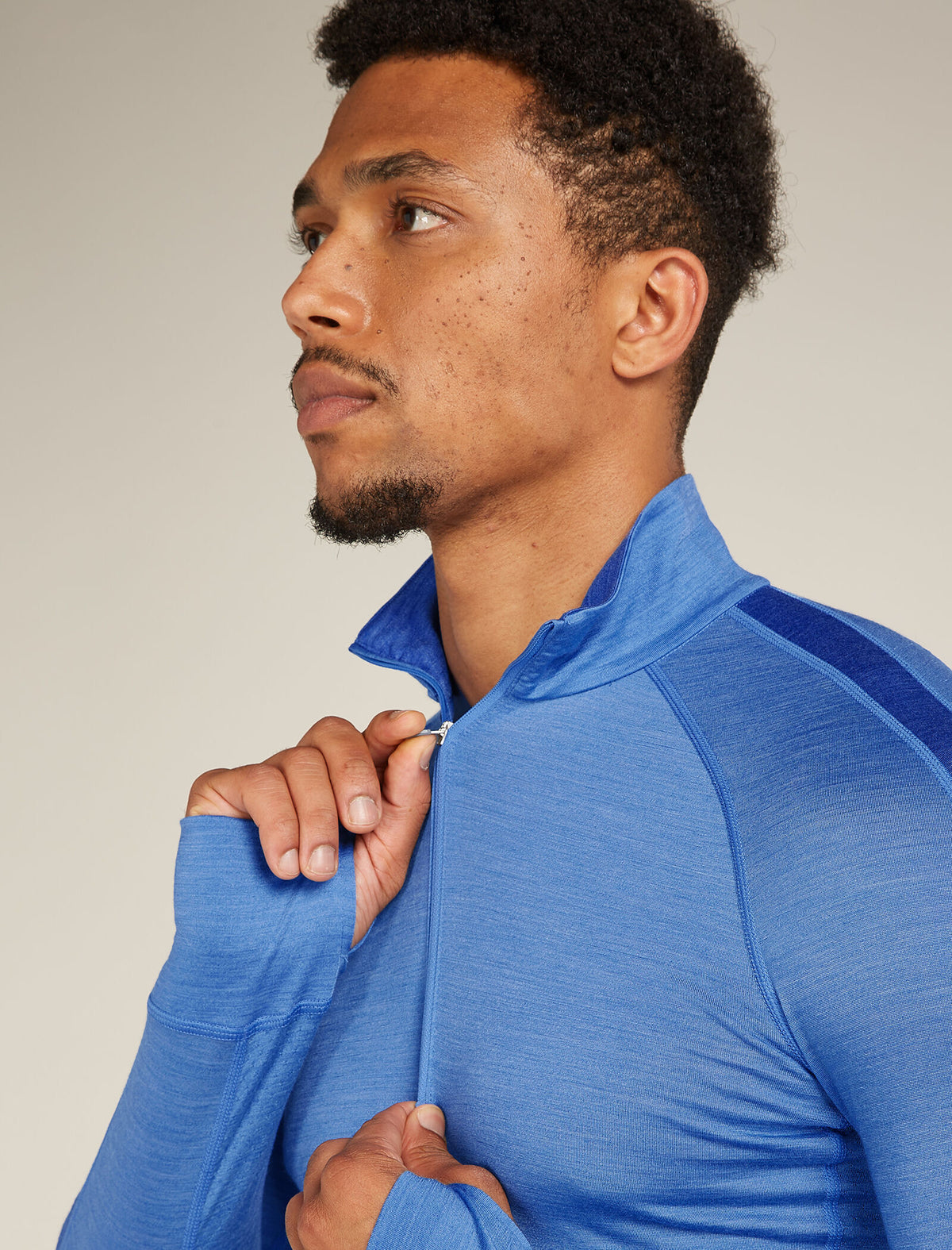 Men's Merino Blend 125 ZoneKnit™ Long Sleeve Half Zip Thermal Top  - 7