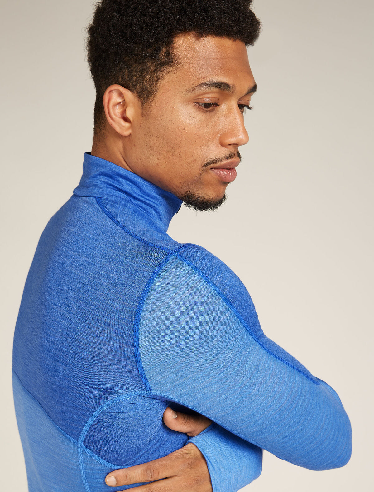 Men's Merino Blend 200 Realfleece™ Descender Long Sleeve Half Zip Top  - 7