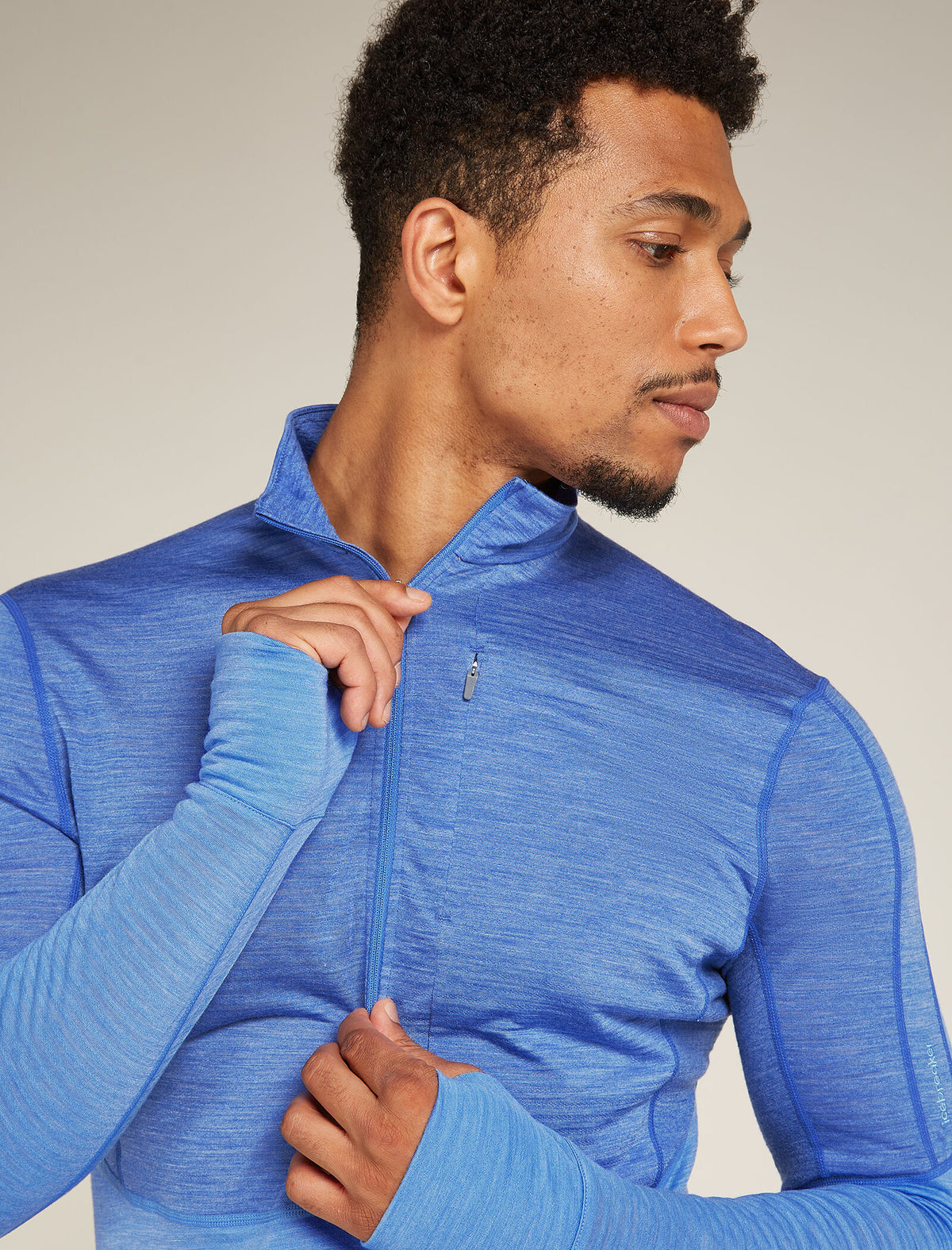 Men's Merino Blend 200 Realfleece™ Descender Long Sleeve Half Zip Top  - 8