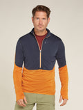 Men's Merino Blend 200 Realfleece™ Descender Long Sleeve Half Zip Top  - 1