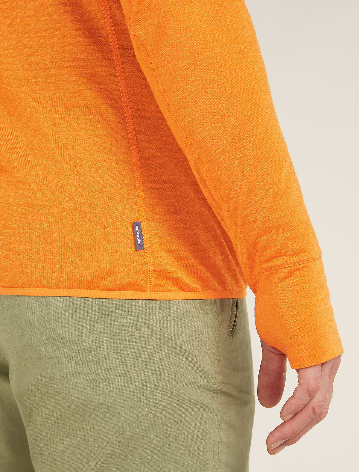 Men's Merino Blend 200 Realfleece™ Descender Long Sleeve Half Zip Top  - 6