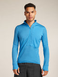 Men's Merino Blend 200 Realfleece™ Descender Long Sleeve Half Zip Top  - 1