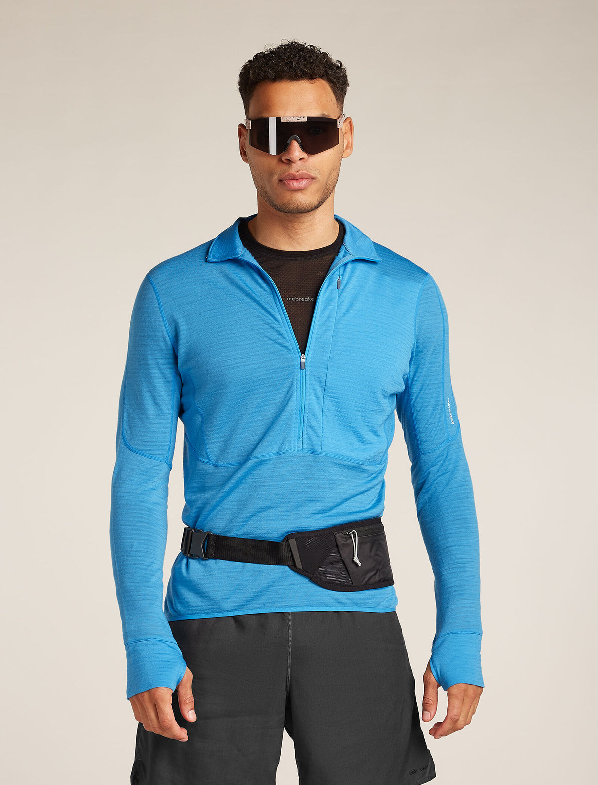 Men's Merino Blend 200 Realfleece™ Descender Long Sleeve Half Zip Top  - 4
