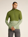 Men's Merino Blend 200 Realfleece™ Descender Long Sleeve Half Zip Top  - 1