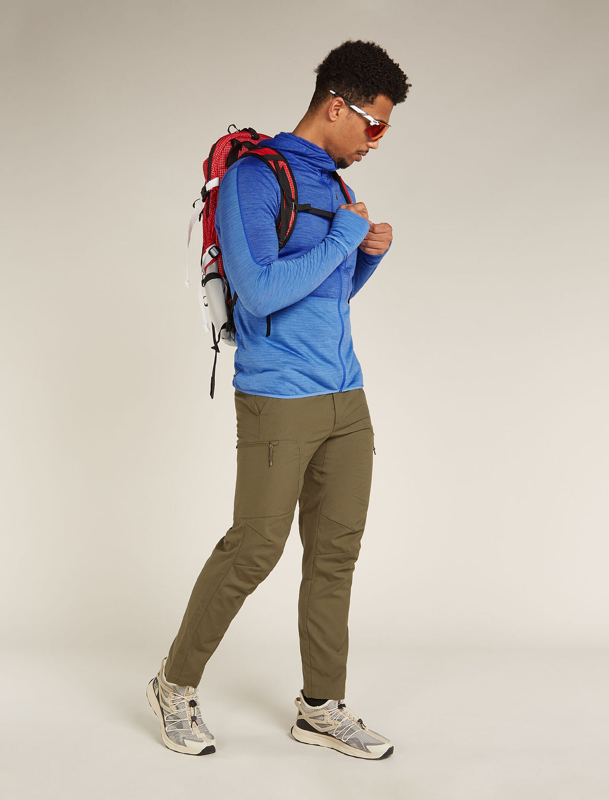 Men's Merino Blend 200 Realfleece™ Descender Long Sleeve Zip Hoodie  - 4