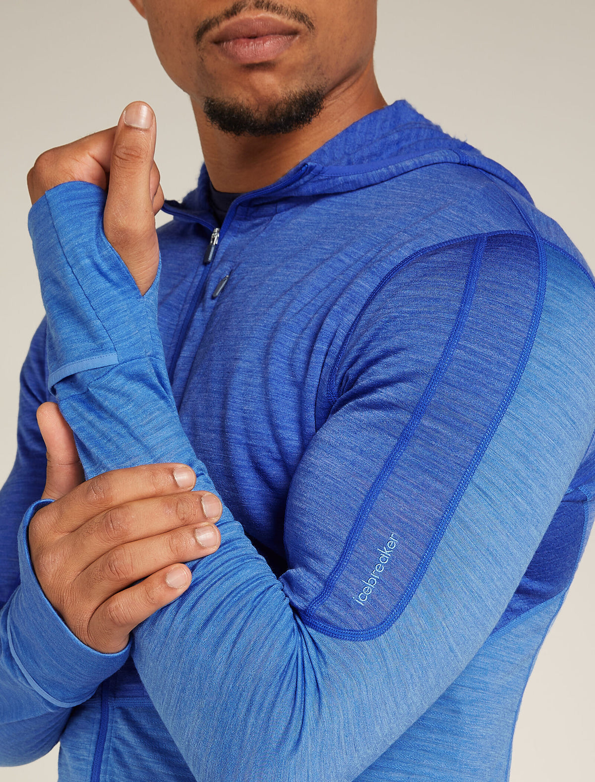Men's Merino Blend 200 Realfleece™ Descender Long Sleeve Zip Hoodie  - 5