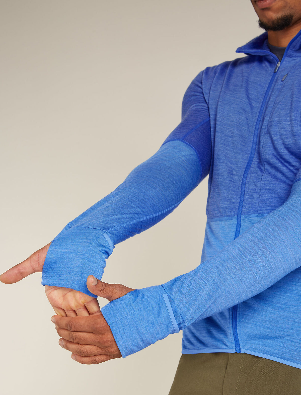 Men's Merino Blend 200 Realfleece™ Descender Long Sleeve Zip Hoodie  - 7