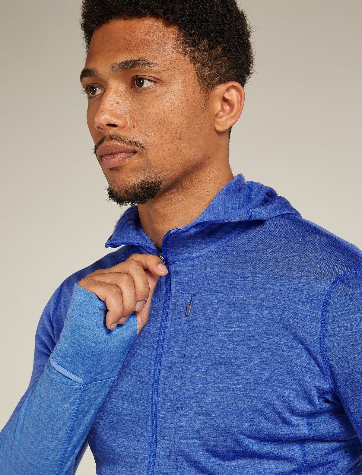Men's Merino Blend 200 Realfleece™ Descender Long Sleeve Zip Hoodie  - 8