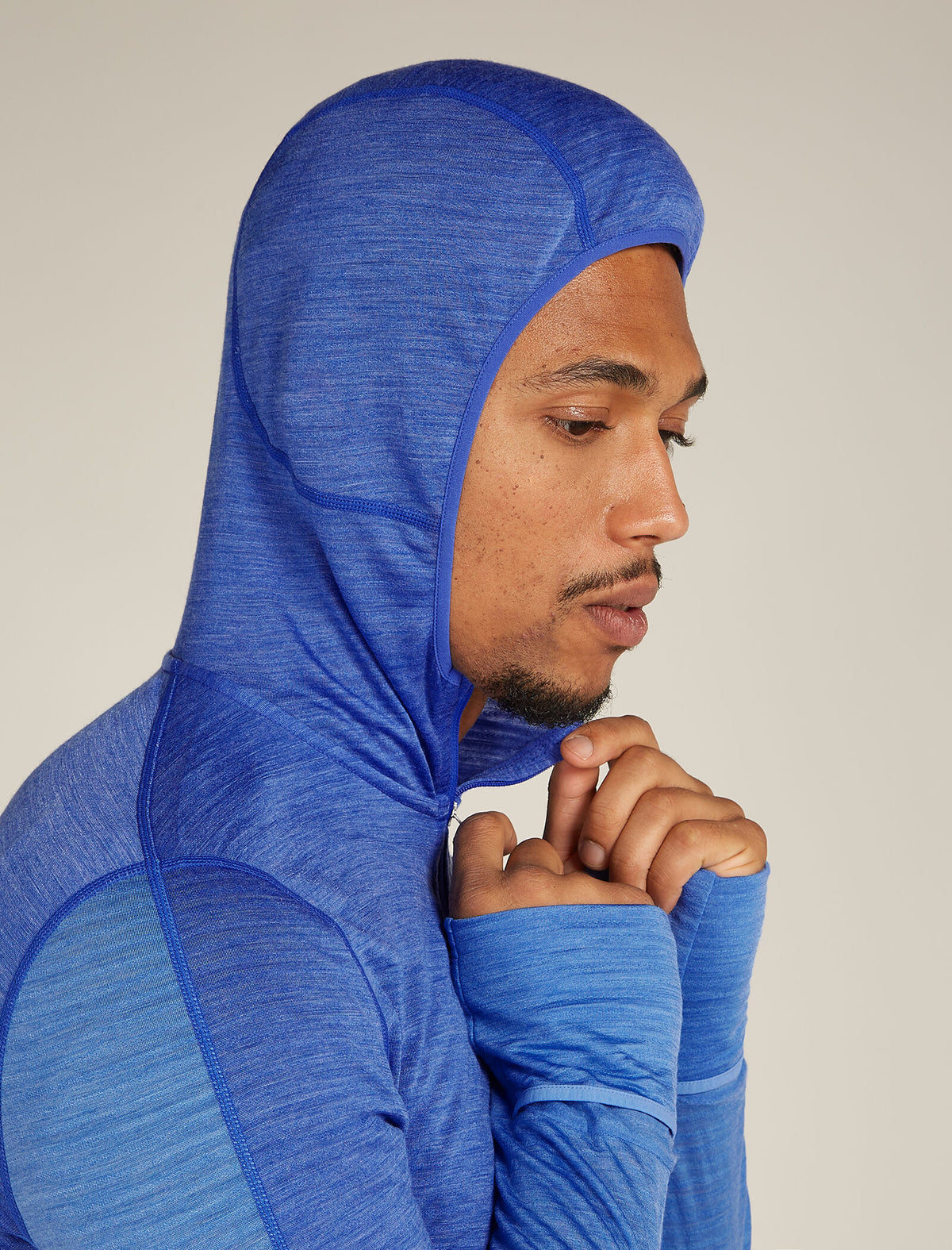 Men's Merino Blend 200 Realfleece™ Descender Long Sleeve Zip Hoodie  - 9
