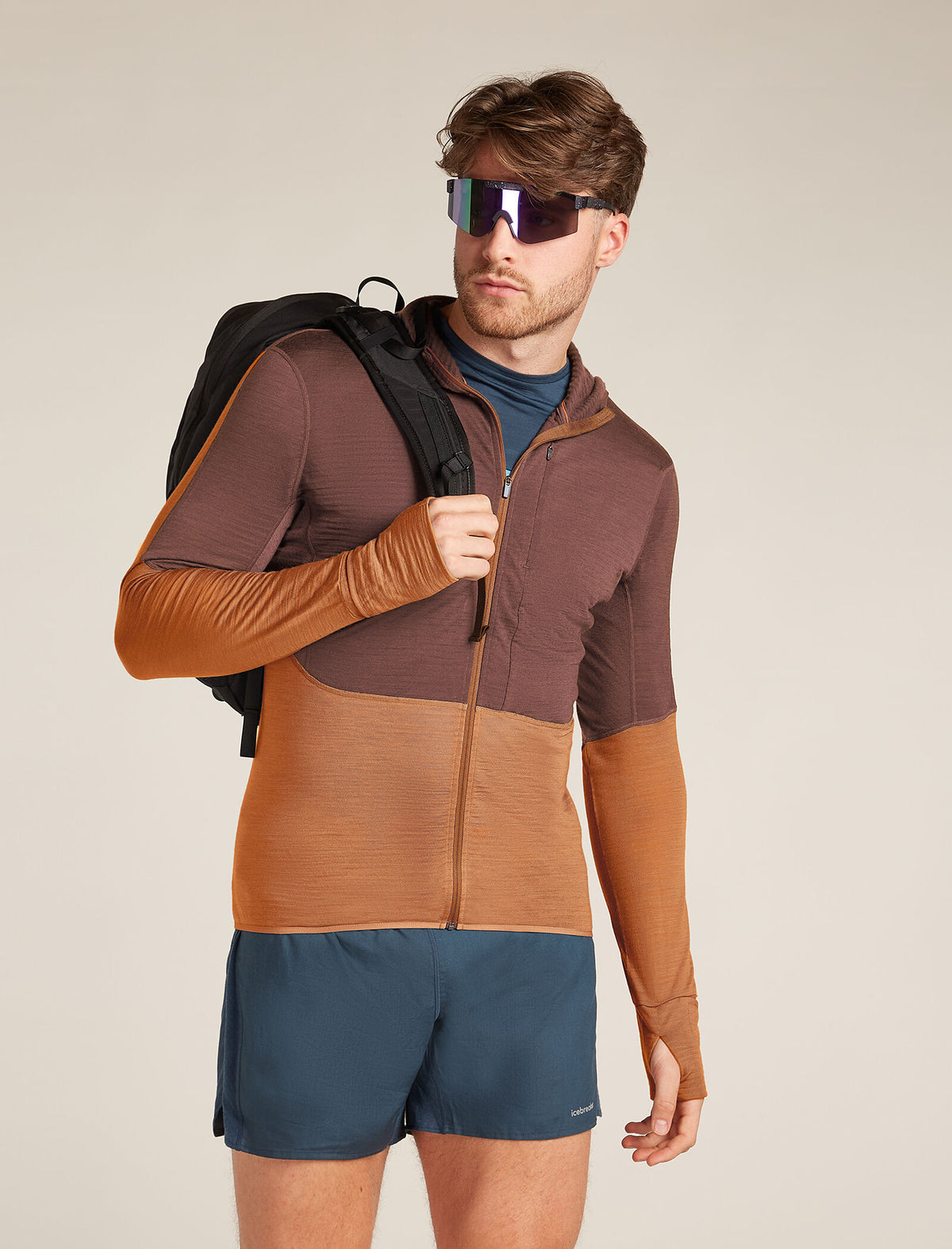 Men's Merino Blend 200 Realfleece™ Descender Long Sleeve Zip Hoodie  - 4
