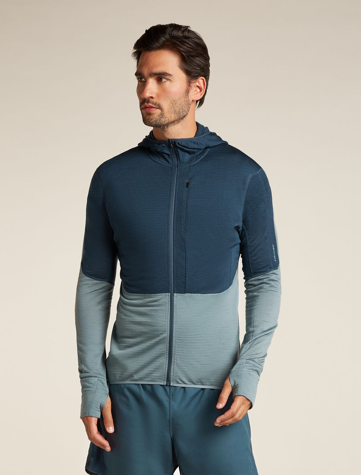 Men's Merino Blend 200 Realfleece™ Descender Long Sleeve Zip Hoodie  - 1