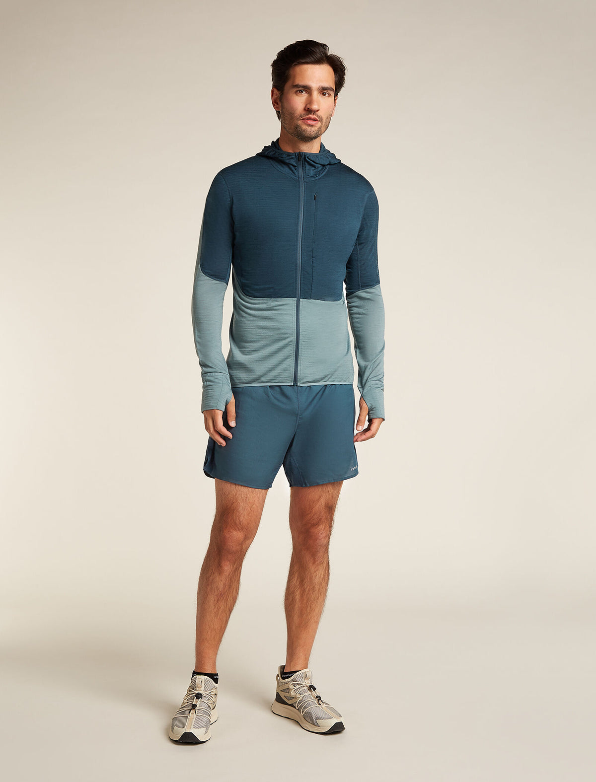 Men's Merino Blend 200 Realfleece™ Descender Long Sleeve Zip Hoodie  - 3