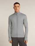 Men's Merino 260 Quantum Long Sleeve Zip Jacket Alloy - 1