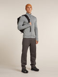Men's Merino 260 Quantum Long Sleeve Zip Jacket Alloy - 4