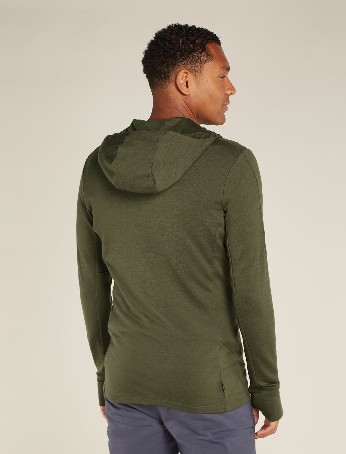 Men's Merino 260 Quantum Long Sleeve Zip Hoodie Loden - 2