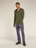 Men's Merino 260 Quantum Long Sleeve Zip Hoodie Loden - 3