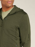 Men's Merino 260 Quantum Long Sleeve Zip Hoodie Loden - 4