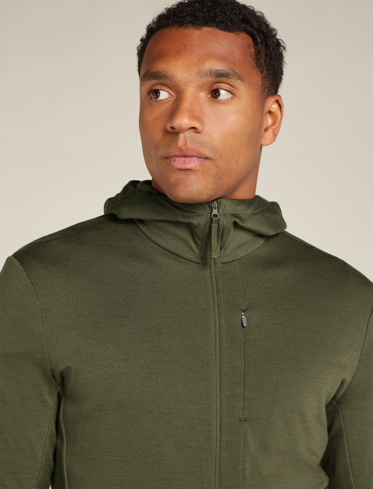 Men's Merino 260 Quantum Long Sleeve Zip Hoodie Loden - 6