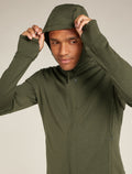 Men's Merino 260 Quantum Long Sleeve Zip Hoodie Loden - 7