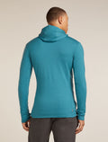 Men's Merino 260 Quantum Long Sleeve Zip Hoodie Topaz - 2