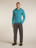 Men's Merino 260 Quantum Long Sleeve Zip Hoodie Topaz - 3