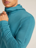 Men's Merino 260 Quantum Long Sleeve Zip Hoodie Topaz - 5