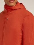 Men's Merino 260 Quantum Long Sleeve Zip Hoodie Agate - 5