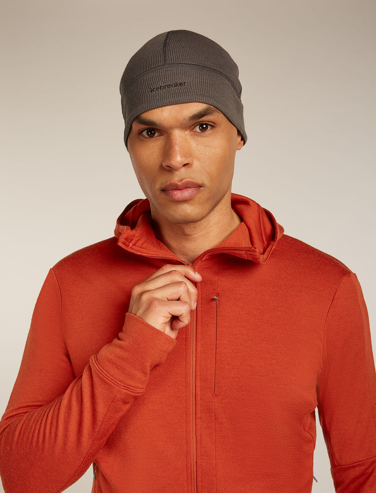 Men's Merino 260 Quantum Long Sleeve Zip Hoodie Agate - 6