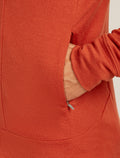 Men's Merino 260 Quantum Long Sleeve Zip Hoodie Agate - 8