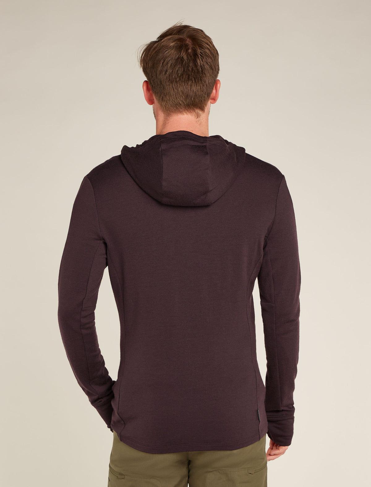 Men's Merino 260 Quantum Long Sleeve Zip Hoodie Bittersweet - 2