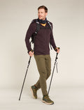 Men's Merino 260 Quantum Long Sleeve Zip Hoodie Bittersweet - 5
