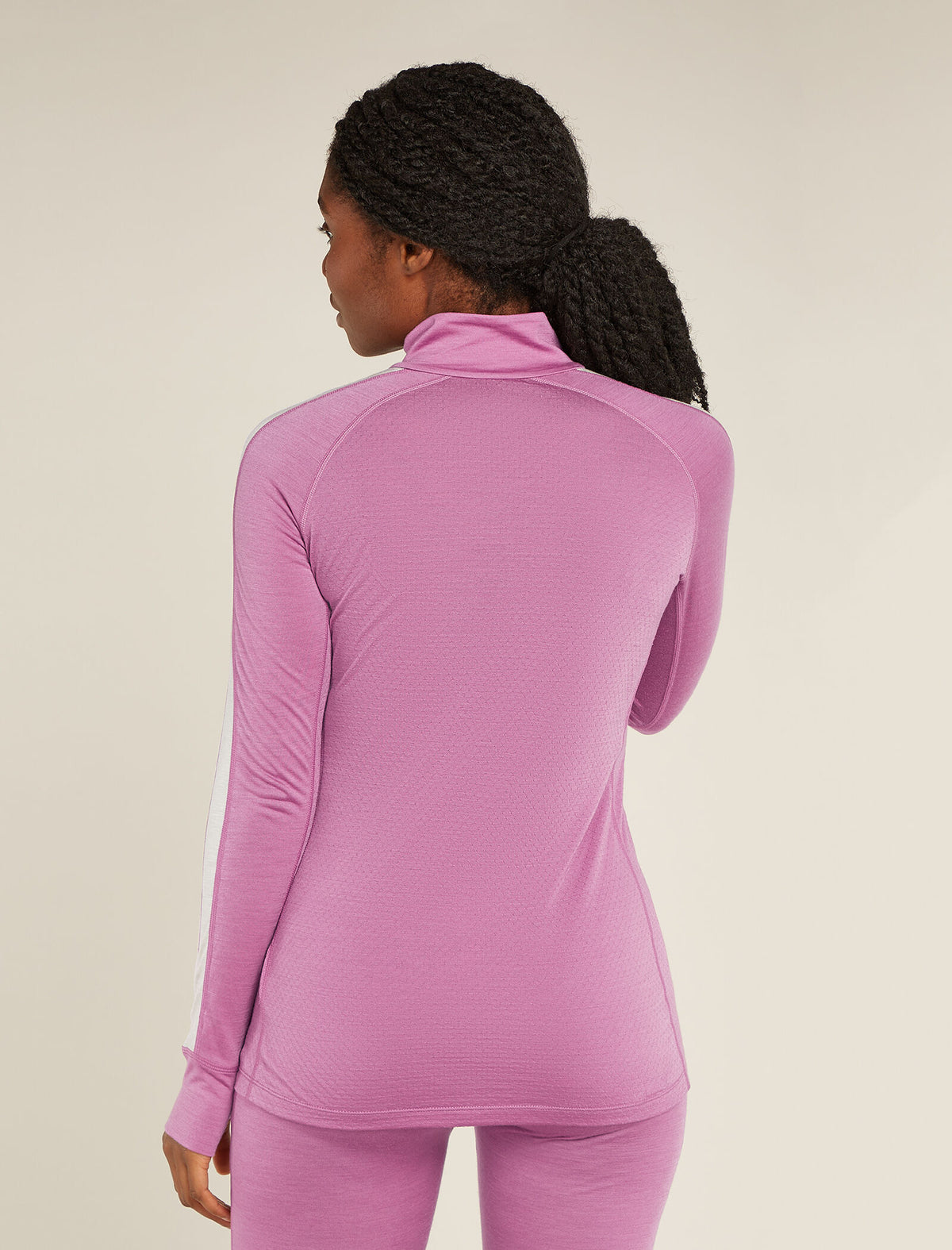 Women's Merino Blend 125 ZoneKnit™ Long Sleeve Half Zip Thermal Top  - 2