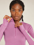 Women's Merino Blend 125 ZoneKnit™ Long Sleeve Half Zip Thermal Top  - 7