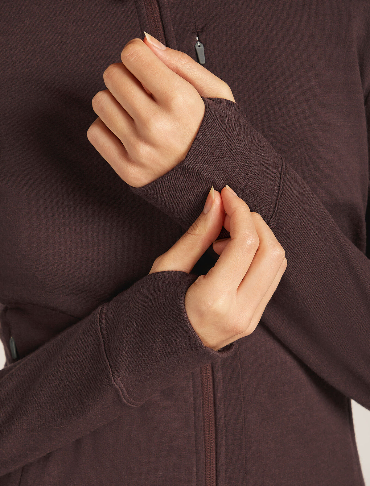 Women's Merino 260 Quantum Long Sleeve Zip Jacket Java - 6