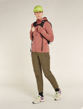 Women's Merino 260 Quantum Long Sleeve Zip Hoodie Cedar Wood - 4