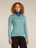 Women's Merino 260 Quantum Long Sleeve Zip Hoodie  - 1