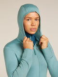 Women's Merino 260 Quantum Long Sleeve Zip Hoodie  - 8