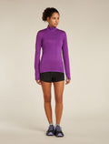 Women's Merino Blend 200 Realfleece™ Descender Long Sleeve Half Zip Top  - 3