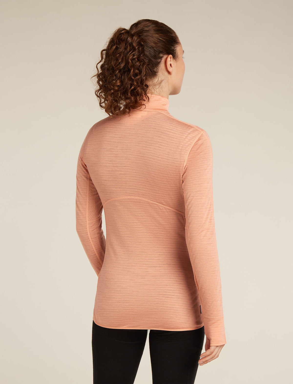 Women's Merino Blend 200 Realfleece™ Descender Long Sleeve Half Zip Top  - 2