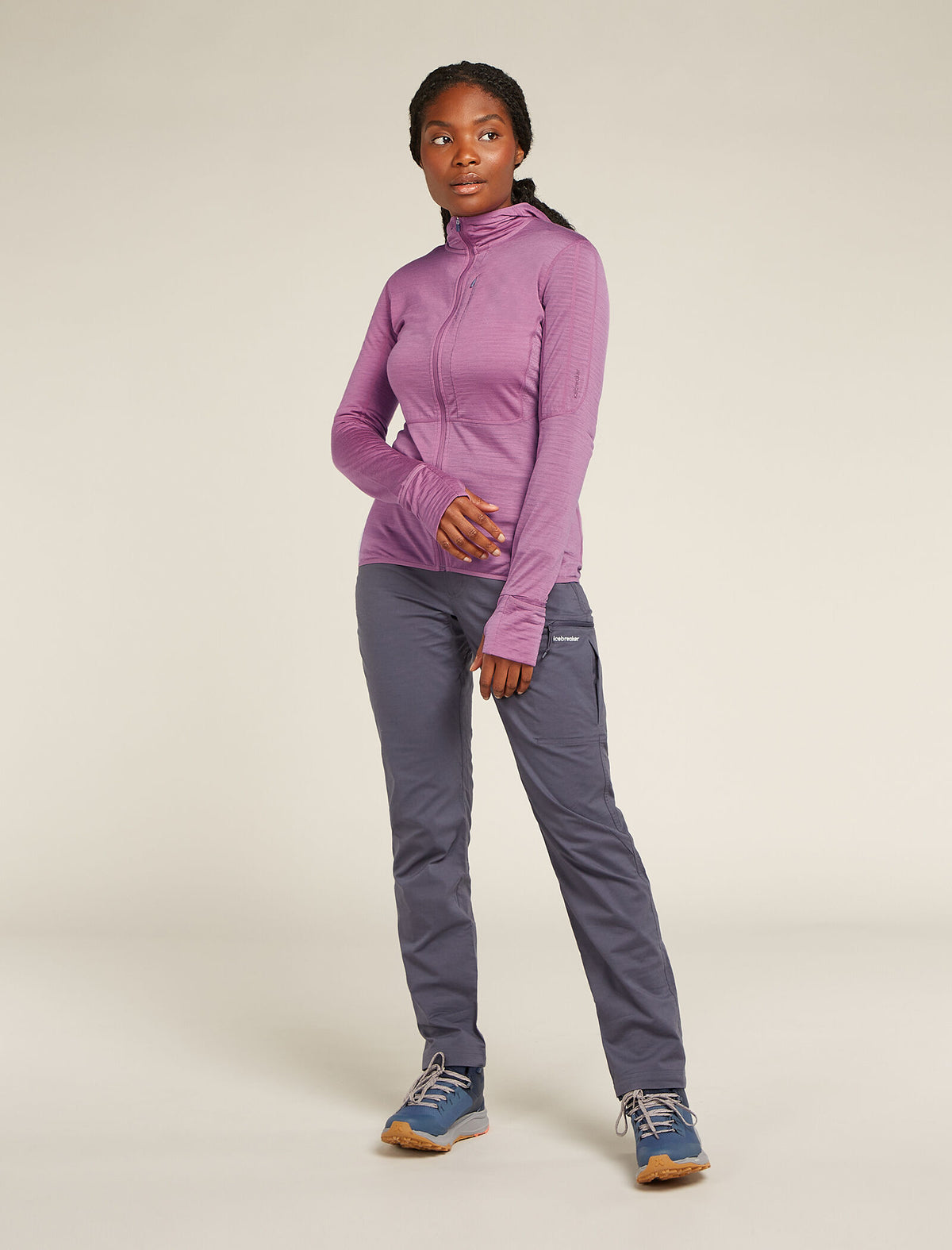 Women's Merino Blend 200 Realfleece™ Descender Long Sleeve Zip Hoodie  - 3