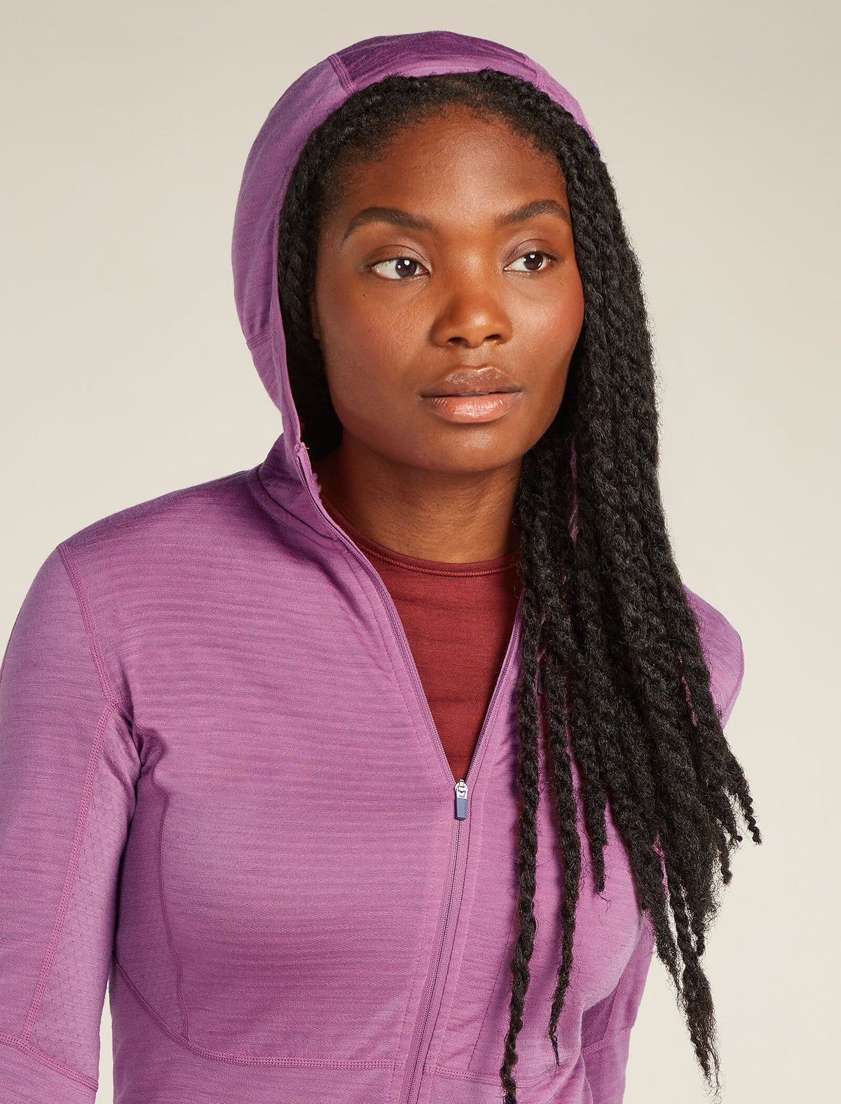 Women's Merino Blend 200 Realfleece™ Descender Long Sleeve Zip Hoodie  - 9